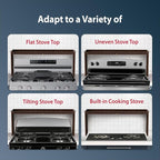 IIIOIIIA Bamboo Over the Stove Spice Rack Organizer Shelf - Image 5