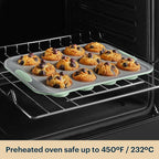 Pyrex 3-Piece Metal Cookie & Muffin Sheet Bakeware Set, Lightweight Stainless - Image 7