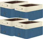 BALEINE 4 Pack Fabric Closet Storage Bins by BALEINE