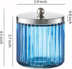 KMwares 2-Pack Glass Bathroom Jars - Image 2
