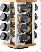 Kamenstein 16 Jar Warner Revolving Countertop Spice Rack Organizer - Image 2