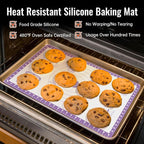 Silicone Pastry Mat with 10 Useful Recipes, Silicone Mat - Image 6