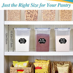 Vtopmart 9.5L 2 Pack Extra Large Flour Sugar Storage Containers - Image 6