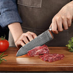 Wakoli EDIB 2-Piece Damascus Kitchen Knife Set – Santoku & Small Santoku - Image 2