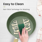 DishDelight Green Pots and Pans Set Non Stick, 30 Piece Induction Kitchen - Image 5