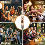 Magnetic Bottle Openers with Catcher, Wall Mounted Wooden Beer Bottle Opener - Image 5