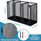 Maxcheck Metal Mesh Cup and Lid Holder Coffee Paper Cup Dispenser Lid Holder - Image 2