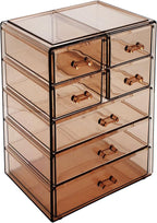Sorbus Acrylic Makeup Organizer Set, 7-Drawer Vanity & Countertop Cosmetic - Image 8