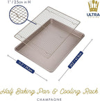 Ultra Cuisine Wire Rack Baking Sheet Pan Set - Image 2