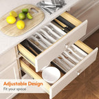 Lifewit Silverware Drawer Organizer, Expandable Utensil Tray - Image 8