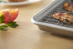 USA Pan Bakeware Quarter Sheet Baking Pan and Bakeable Nonstick Cooling Rack Set - Image 3