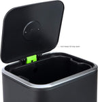 Amazon Basics Rectangular Metal Trash Can - Image 7