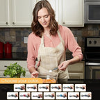 Spring Chef Stainless Steel Magnetic Measuring Spoons Set of 8 - Image 6