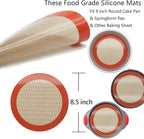 Silicone Baking Mats, Non-Stick Reusable Cookie Sheet Liners - Image 2