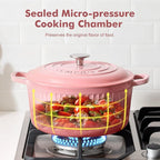 SENSARTE Enameled Cast Iron Dutch Oven Pot - Image 3