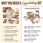 Superbaking Sourdough Starter Kit, Sourdough Bread Baking Supplies, Sourdough - Image 2