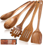 Wooden Spoons for Cooking by WOTTISH