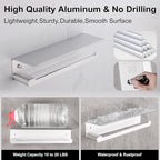 Paper Towel Holder Wall Mount for Kitchen, Self-Adhesive Paper Towel Holder - Image 3