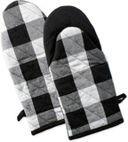 DII Buffalo Check Kitchen Collection, Classic Farmhouse Kitchen Set, Oven Mitt by DII