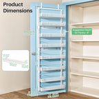 SNTD 8 Tiers Over the Door Organizer - Image 7