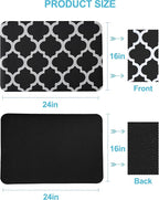 Dish Drying Mat for Kitchen Counter, Hide Stain Anti Absorbent for Kitchen - Image 7