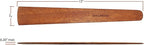 13 in Handmade Kitchen Cooking Utensil, Thin Dark Wood Saute Spatula, turning - Image 3