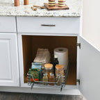 Household Essentials Glidez Chrome-Plated Steel Extended Depth 1-Tier Sliding - Image 2