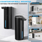 Automatic Soap Dispenser Liquid Touchless: 13.52oz/400ml Wall USB Rechargeable - Image 6