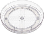 Amazon Basics Clear Rotating Lazy Susan Turntable Organizer by AmazonBasics