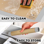 Zulay Kitchen Silicone Baking Mat Sheet Set - Image 3