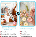 Gawren-H&E 208 PCS Cake Decorating Kit, Baking Supplies - Image 5