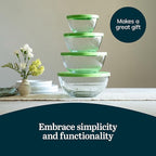 Libbey Baker's Basics 4 Piece Glass Mixing Bowl Set - Image 5