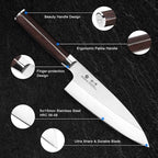 imarku 7 Inch Deba Knife, Ultra Sharp Sushi Knife, Ultimate Japanese Kitchen - Image 5