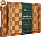 Extra Large Bamboo Cutting Boards, Non-Toxic & Durable by Upassion