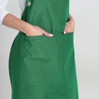 TOSHE Kitchen Apron Waterdrop Resistant Cotton Apron - Image 8