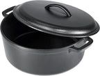 Amazon Basics Pre-Seasoned Cast Iron Dutch Oven Pot - Image 2