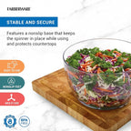 Farberware Small Pro Salad Spinner, 3.16 Qt Lettuce Spinner - Image 2