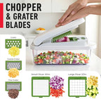 Mueller Pro-Series 10-in-1, 8 Blade Vegetable Chopper, Onion Mincer, Egg Slicer - Image 5