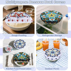5-Size Reusable Beeswax Bowl Covers - Image 5