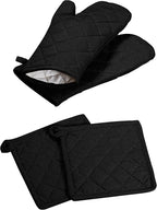 Oven Mitt & Pot Holder 100% Cotton Easter Heat Resistant Oven Gloves & Hot Pads by SoftopiaCotton