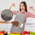 BeLuyi 2 Pack Adjustable Bib Apron - Image 3