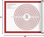 Silicone Baking Pastry Mat, Non Stick Dough Rolling Sheet - Image 9