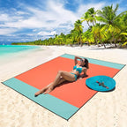 HIHOHO Beach Blanket Waterproof Sandproof Extra Large Beach Mat 79" X - Image 5