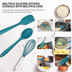 HaWare 11 PCS Silicone Cooking Utensils Set, Heat Resistant Kitchen Utensils - Image 5