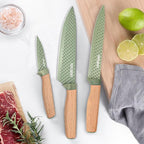 Kitchen Knife Set, Retrosohoo 6-Pieces Green Sharp Knife Set - Image 7