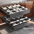 Seinloes 2 Pack Pull Out Cabinet Organizer Expandable Width and Depth, Slide - Image 8