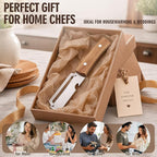 Vegetable Peeler, with Wooden Handle & Bottle Opener, Stainless Steel Kitchen - Image 8