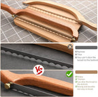 Uprichya Bread Knife for Homemade Bread Sourdough, Wooden Bread Bow Knife for - Image 5