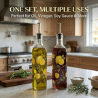 Topadorn 17 oz Olive Oil Dispenser Bottle Set - Image 3