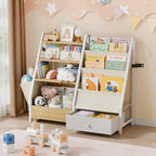 HAVLOTII Kids Bookshelf and Toy Storage - Image 8